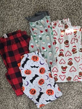 Cozy Holiday & Seasonal Pajama Pants Bundle - Mixed Prints